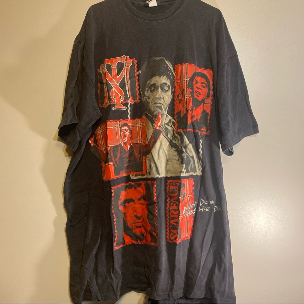 Vtg 90’s Scarface “Every Dog Has His Day” Men’s‎ 3X Baggy Graphic Print Tee Y2K